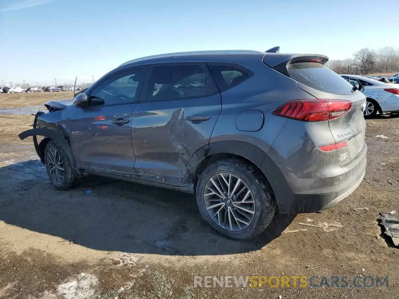 2 fotografías del automóvil dañado KM8J3CAL4MU316579 HYUNDAI TUCSON 2021