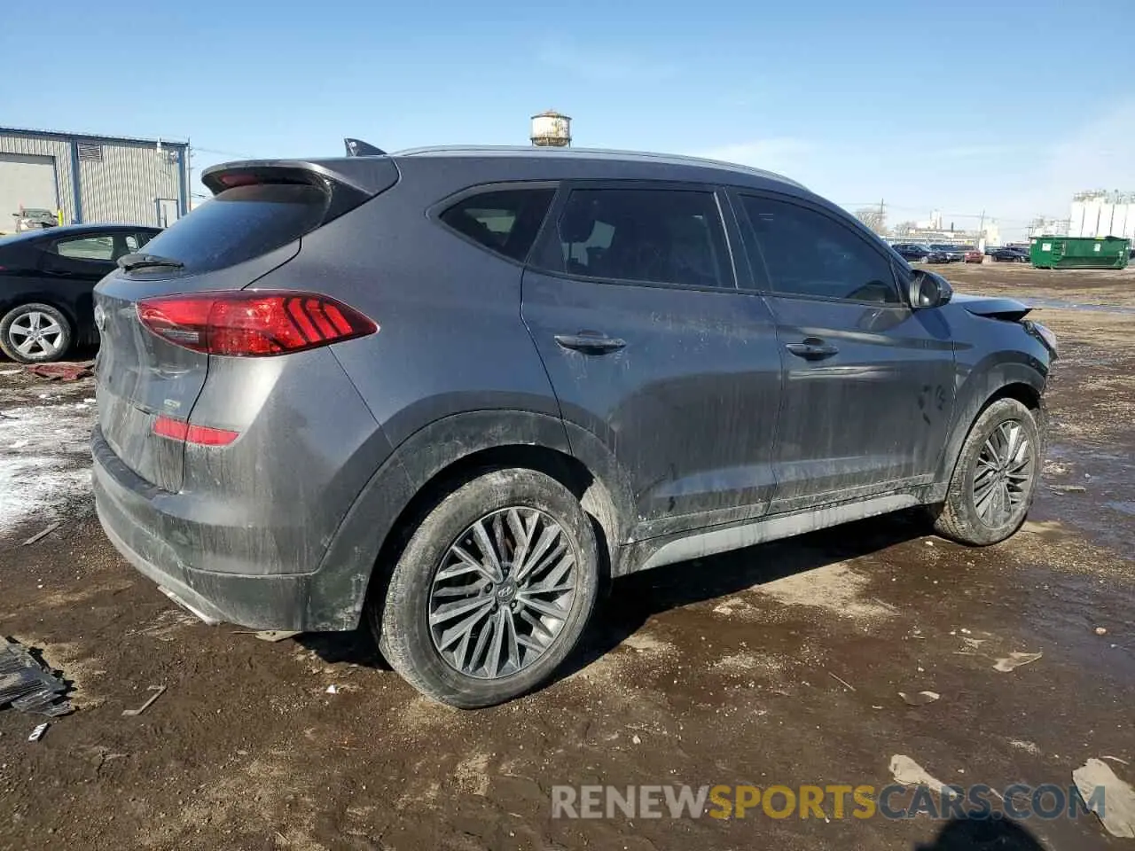 3 fotografías del automóvil dañado KM8J3CAL4MU316579 HYUNDAI TUCSON 2021