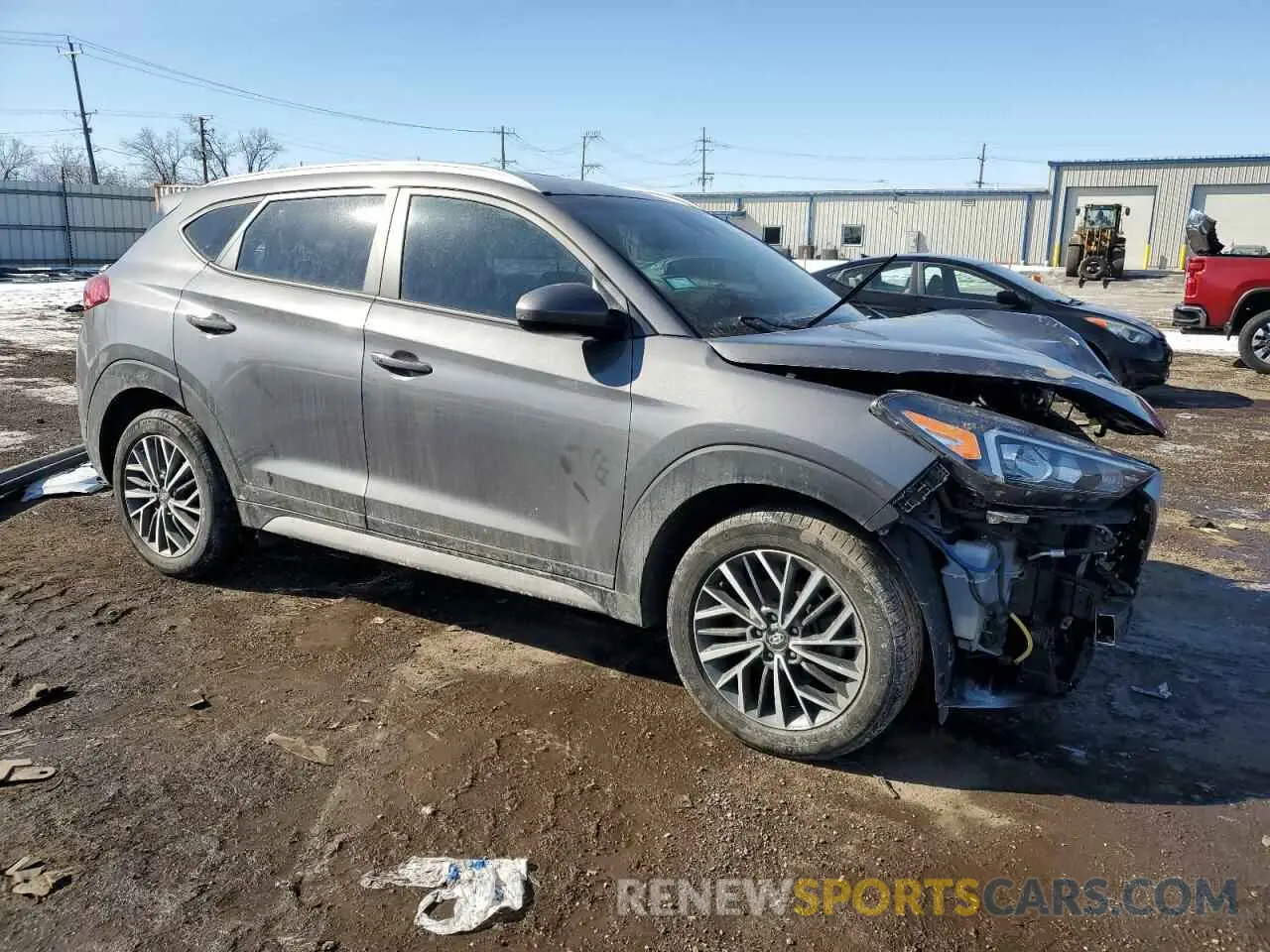 4 fotografías del automóvil dañado KM8J3CAL4MU316579 HYUNDAI TUCSON 2021
