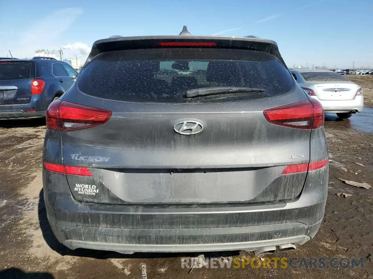6 fotografías del automóvil dañado KM8J3CAL4MU316579 HYUNDAI TUCSON 2021