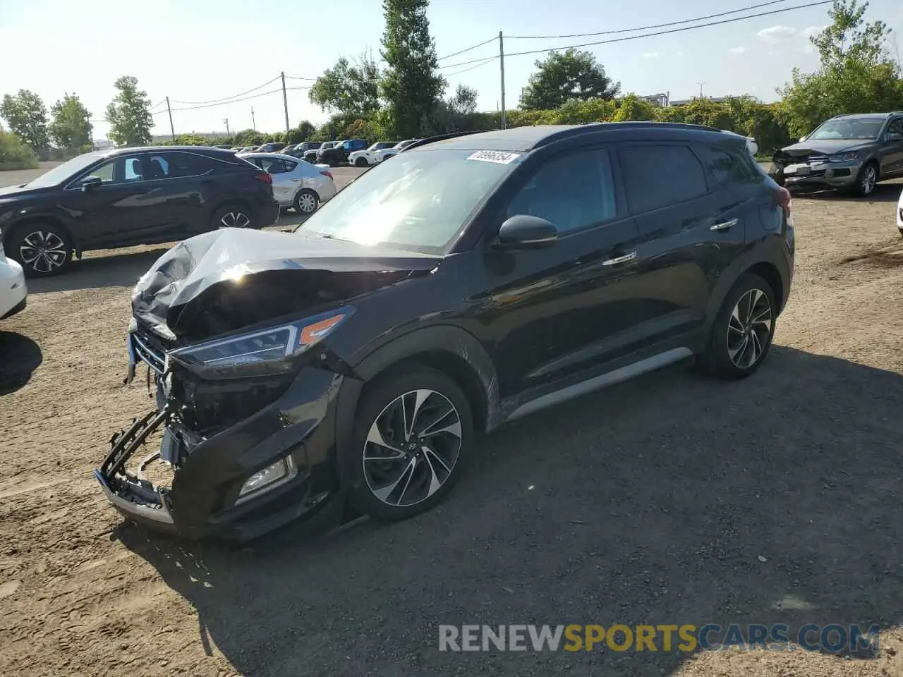 1 fotografías del automóvil dañado KM8J3CAL4MU358654 HYUNDAI TUCSON 2021