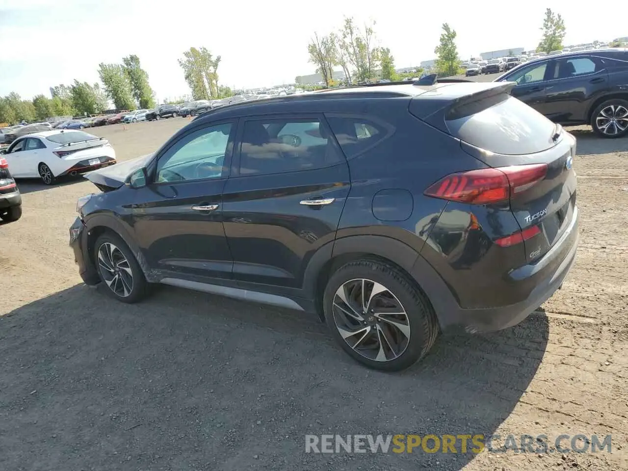 2 fotografías del automóvil dañado KM8J3CAL4MU358654 HYUNDAI TUCSON 2021