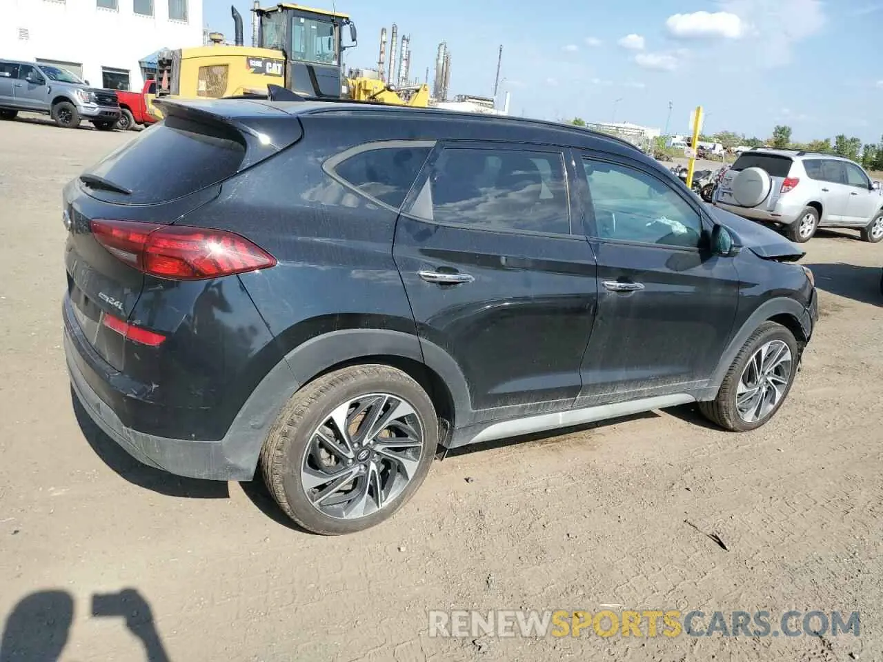 3 fotografías del automóvil dañado KM8J3CAL4MU358654 HYUNDAI TUCSON 2021
