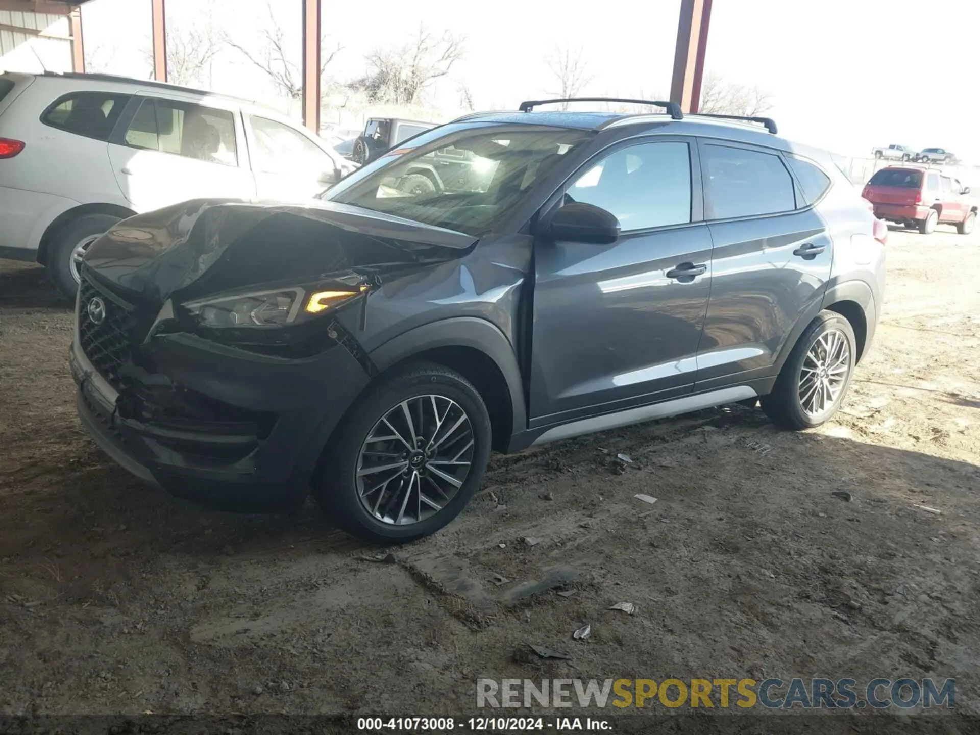 2 fotografías del automóvil dañado KM8J3CAL5MU325937 HYUNDAI TUCSON 2021