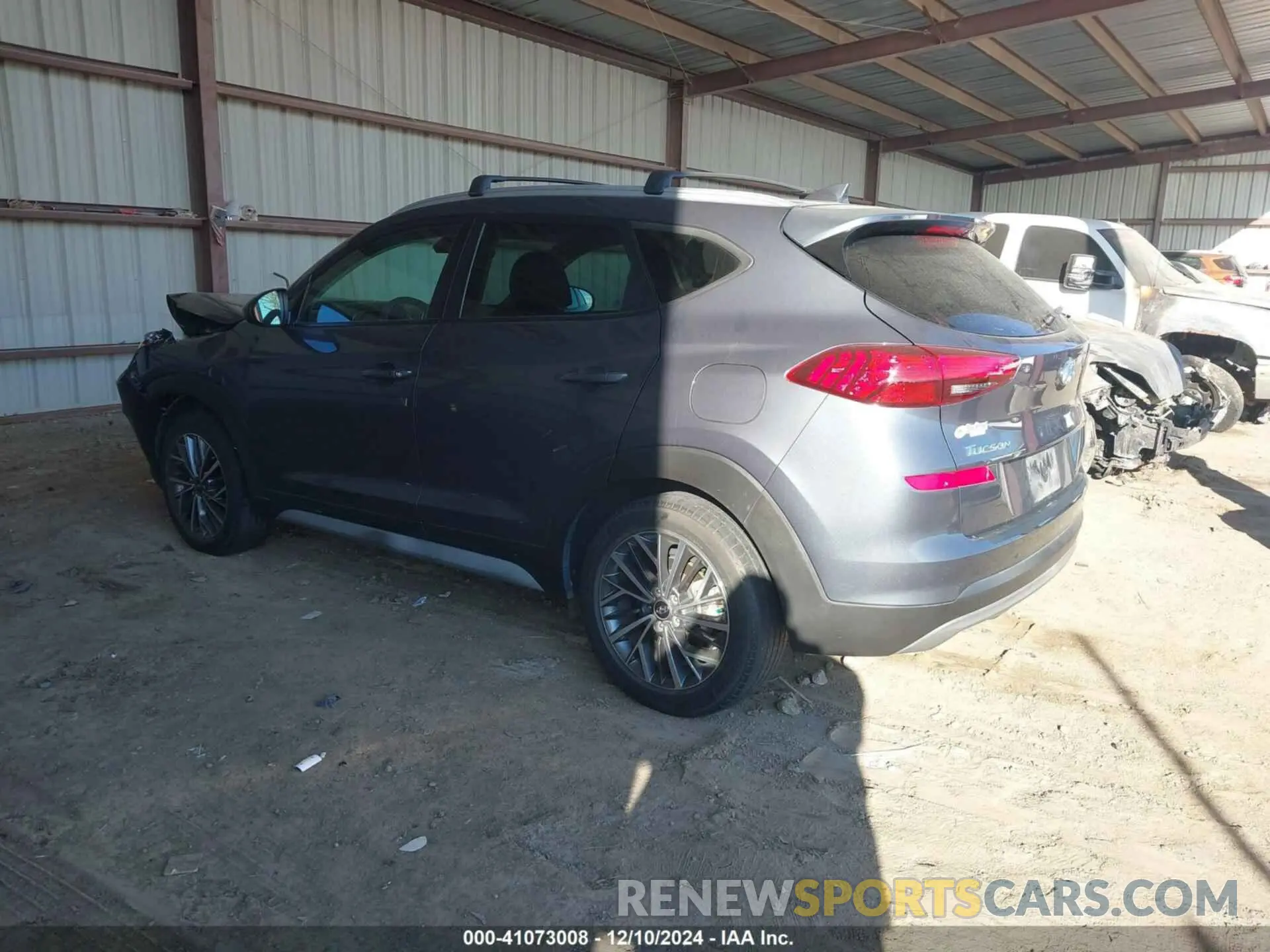 3 fotografías del automóvil dañado KM8J3CAL5MU325937 HYUNDAI TUCSON 2021