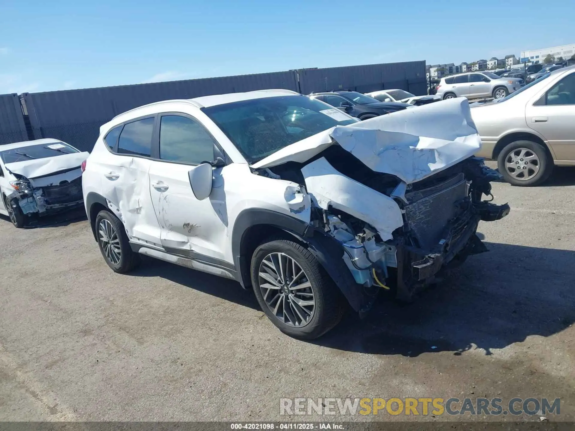 1 fotografías del automóvil dañado KM8J3CAL5MU342589 HYUNDAI TUCSON 2021