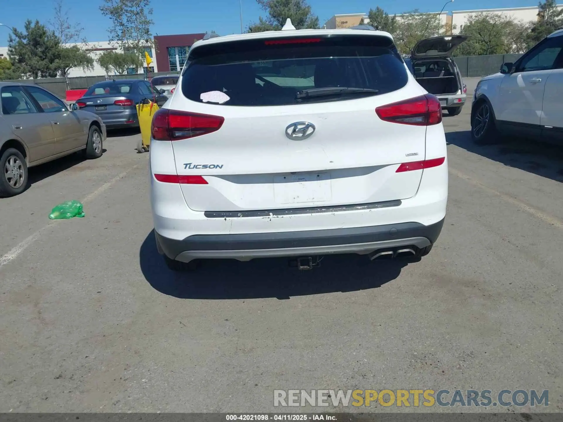 16 fotografías del automóvil dañado KM8J3CAL5MU342589 HYUNDAI TUCSON 2021