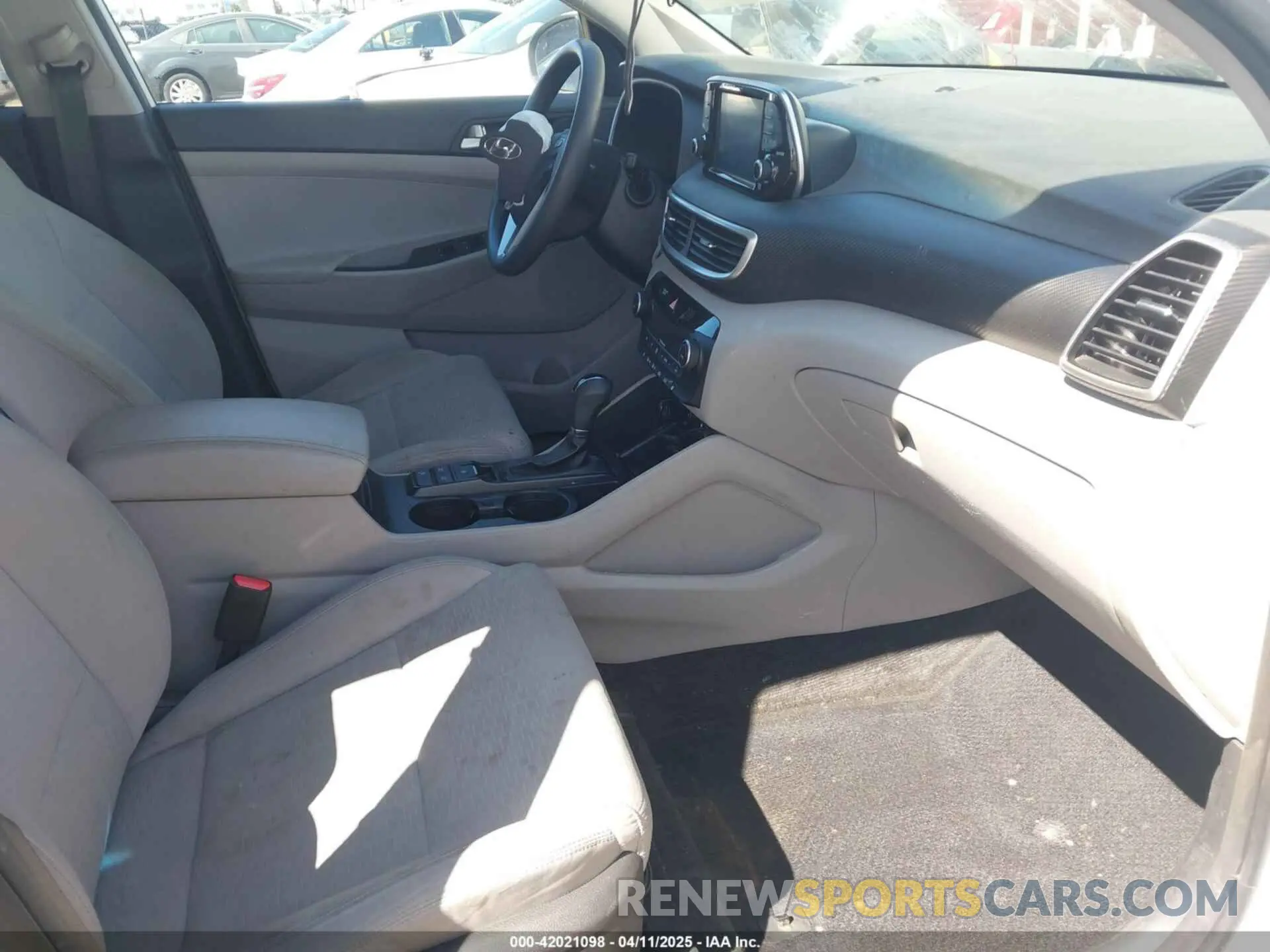 5 fotografías del automóvil dañado KM8J3CAL5MU342589 HYUNDAI TUCSON 2021