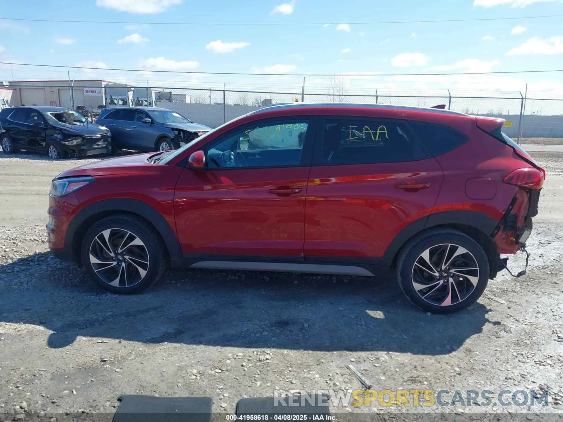 15 fotografías del automóvil dañado KM8J3CAL5MU378606 HYUNDAI TUCSON 2021
