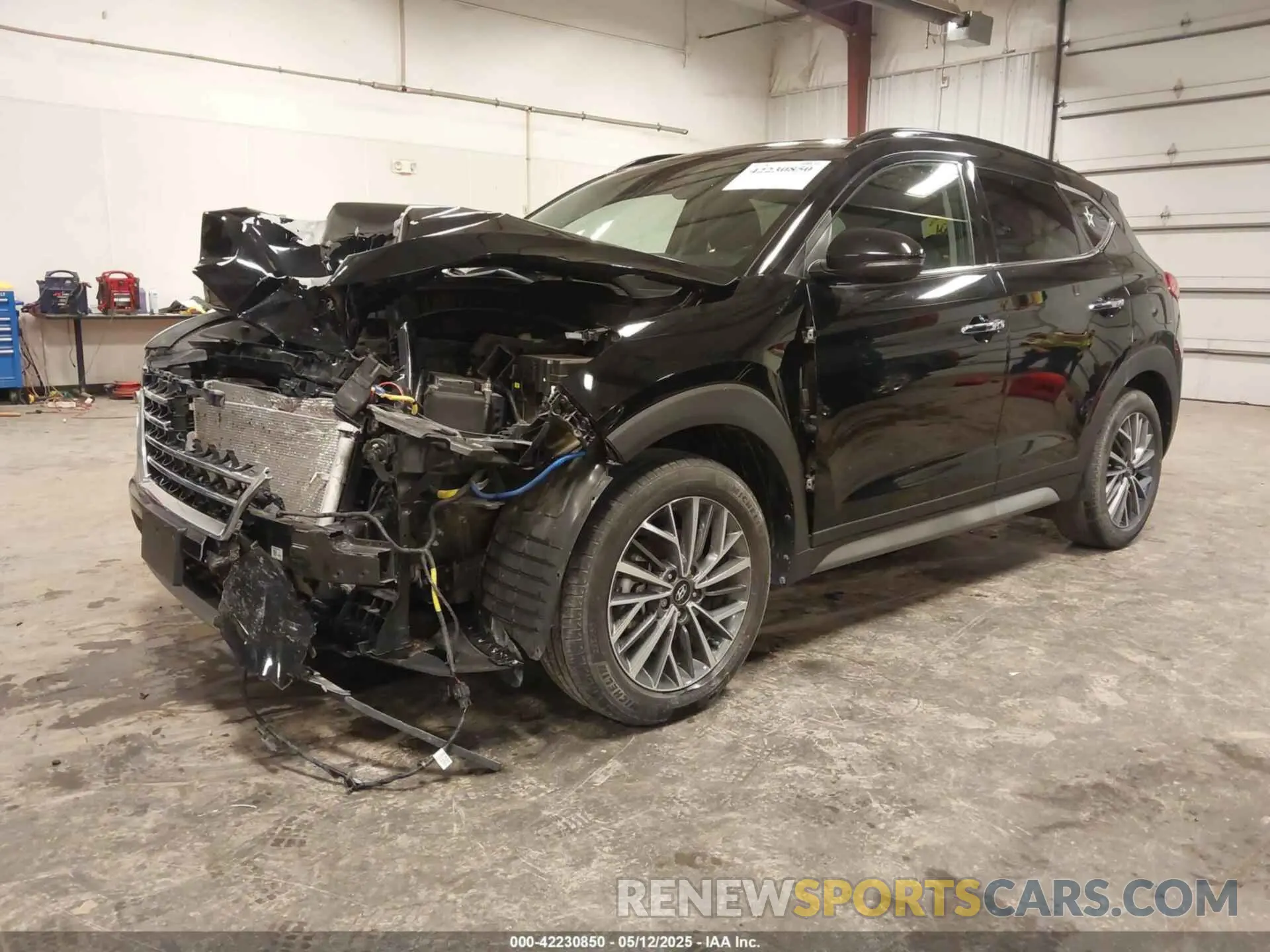 2 fotografías del automóvil dañado KM8J3CAL6MU385001 HYUNDAI TUCSON 2021