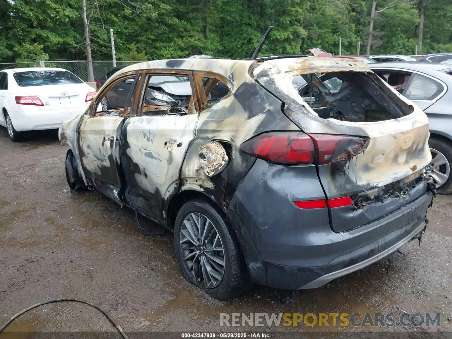 3 fotografías del automóvil dañado KM8J3CAL7MU285506 HYUNDAI TUCSON 2021
