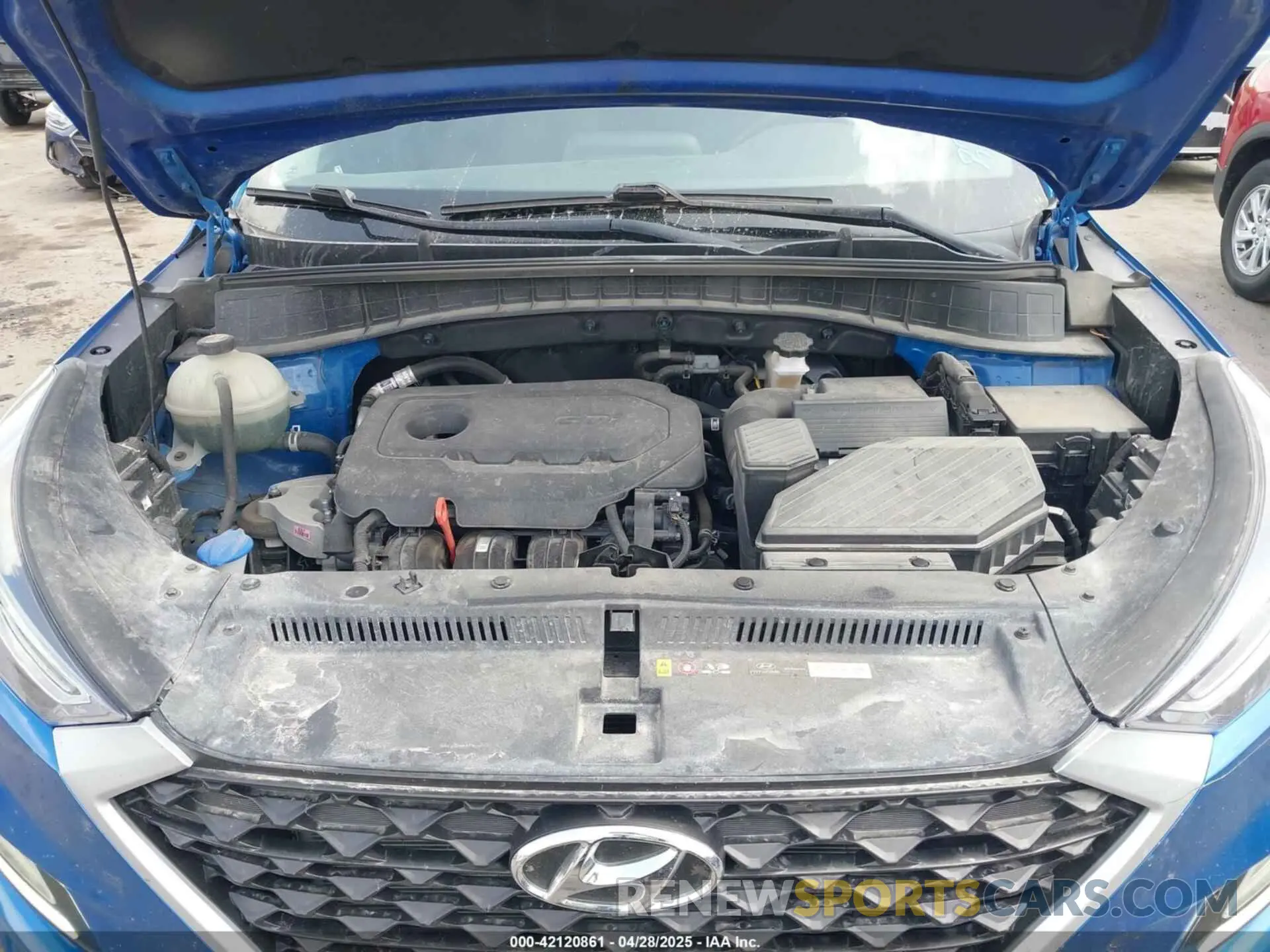 10 fotografías del automóvil dañado KM8J3CAL7MU286848 HYUNDAI TUCSON 2021