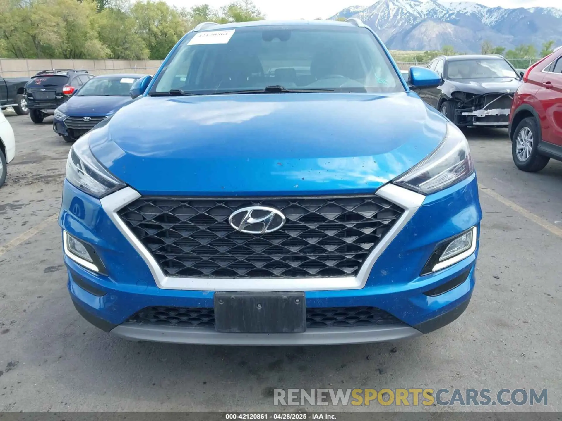 12 fotografías del automóvil dañado KM8J3CAL7MU286848 HYUNDAI TUCSON 2021