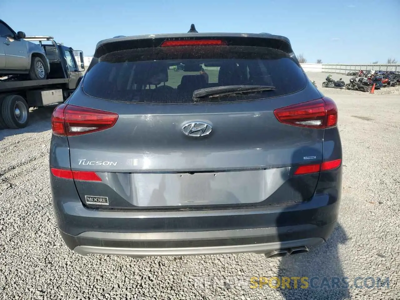 6 fotografías del automóvil dañado KM8J3CAL7MU292519 HYUNDAI TUCSON 2021