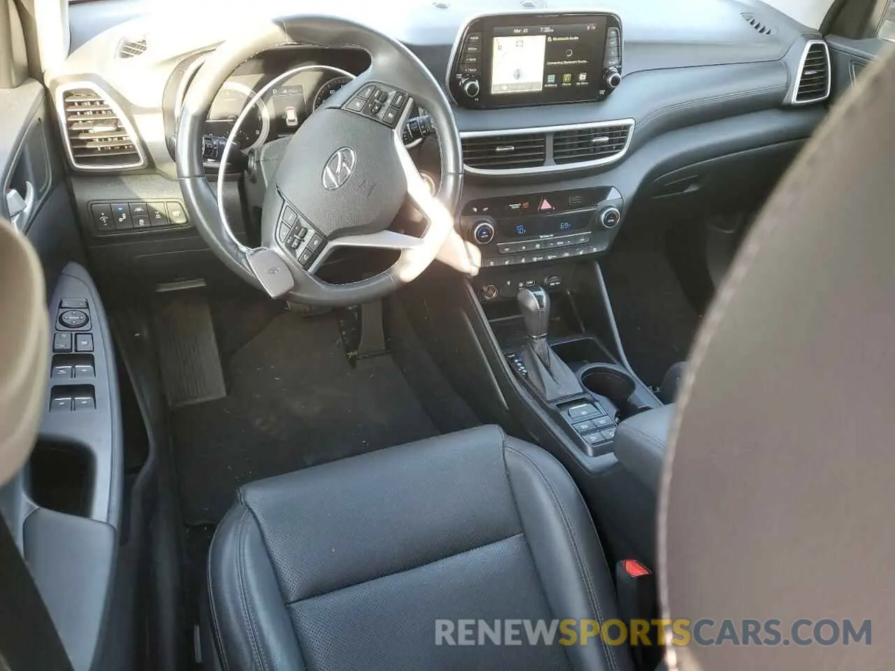 8 fotografías del automóvil dañado KM8J3CAL7MU292519 HYUNDAI TUCSON 2021