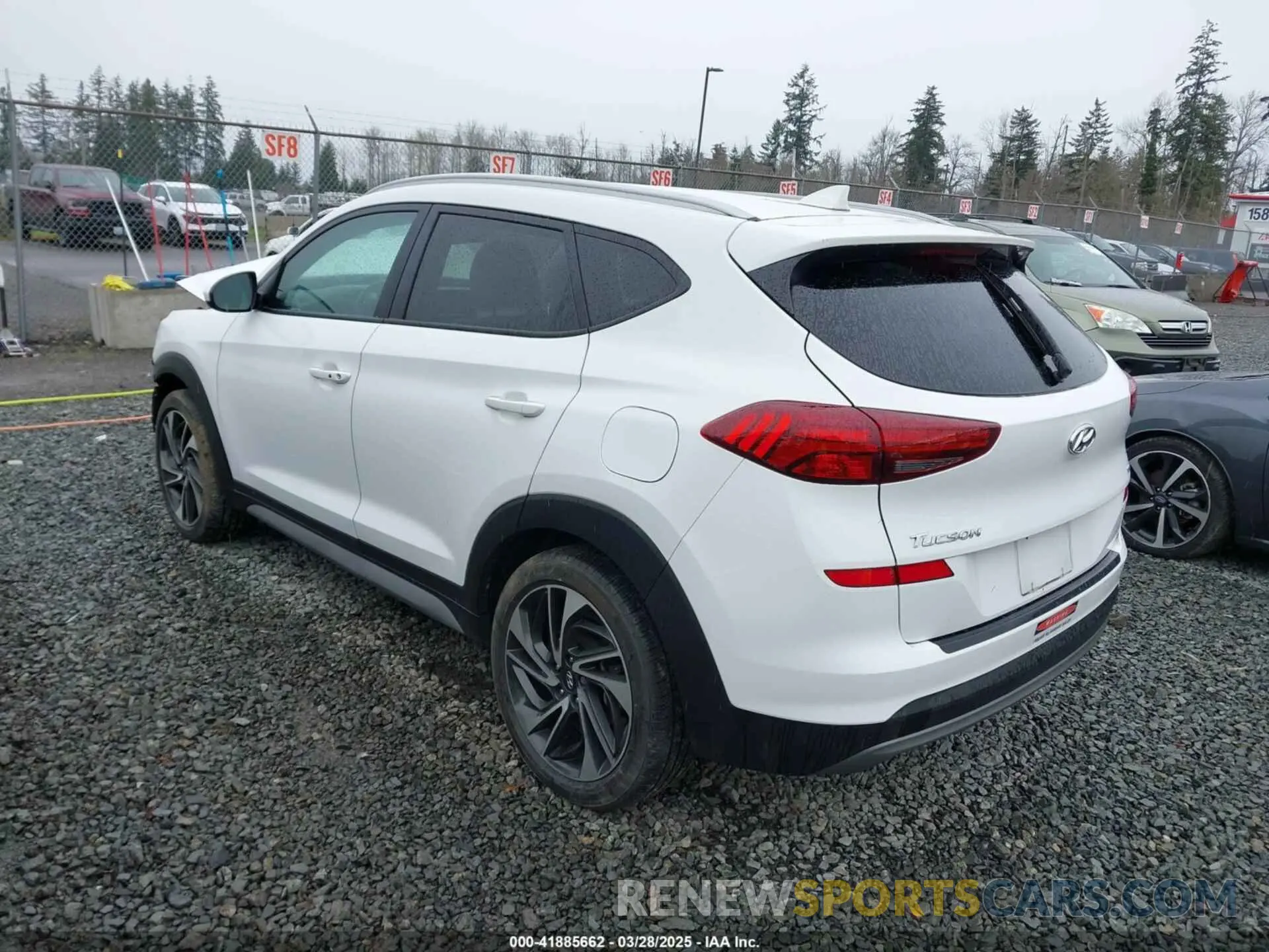 3 fotografías del automóvil dañado KM8J3CAL7MU366294 HYUNDAI TUCSON 2021