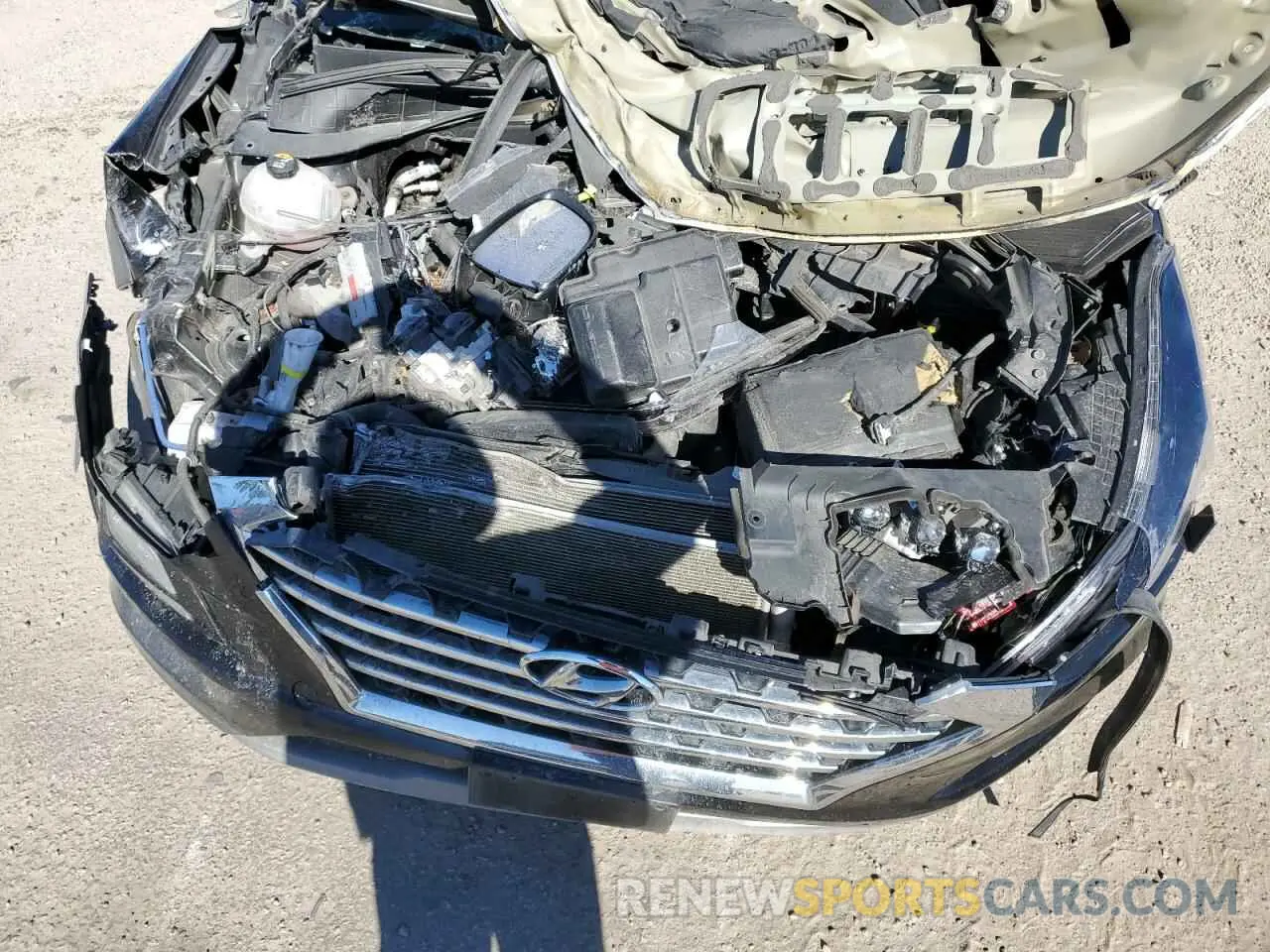 12 fotografías del automóvil dañado KM8J3CAL8MU337175 HYUNDAI TUCSON 2021