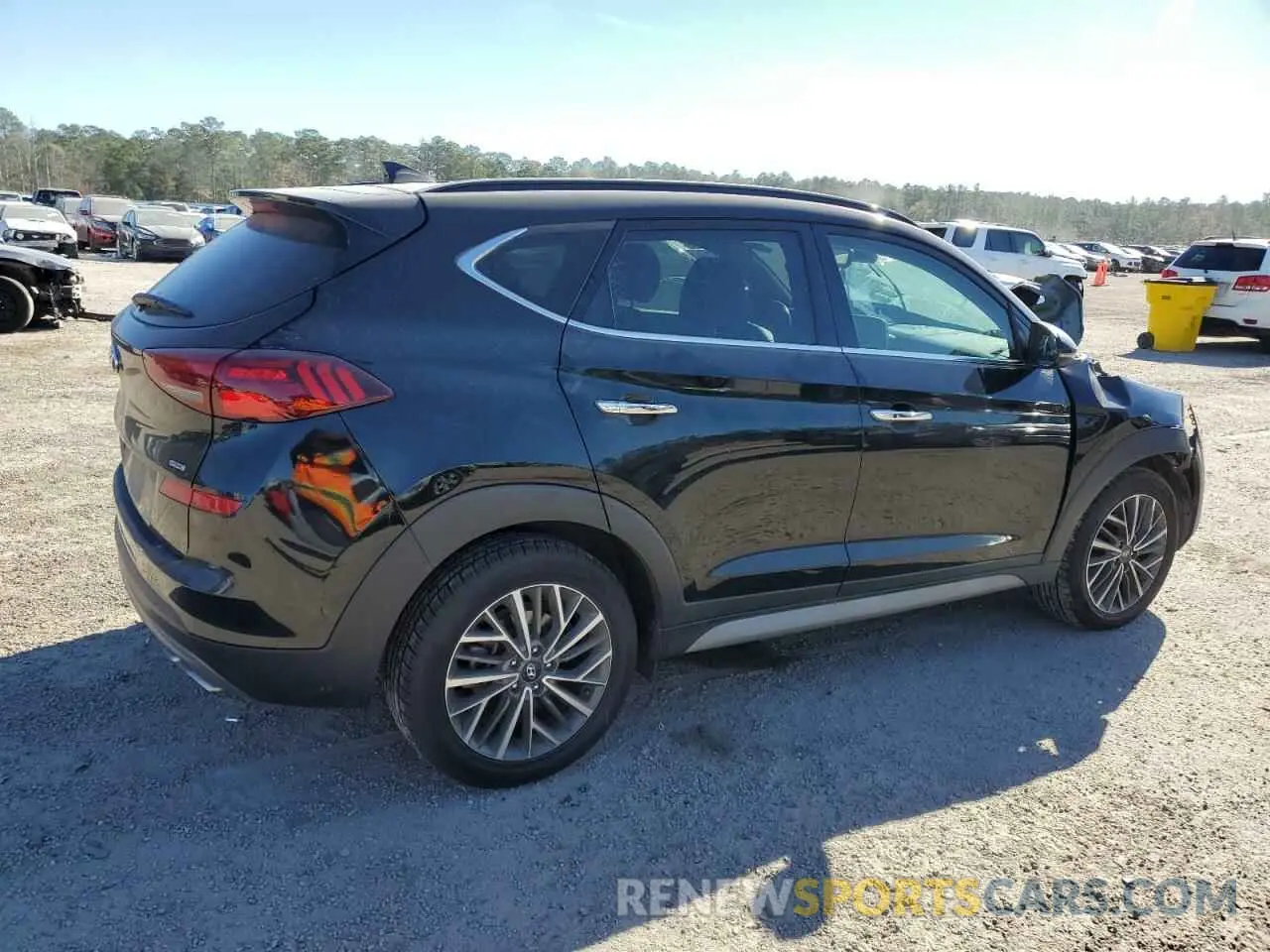 3 fotografías del automóvil dañado KM8J3CAL8MU337175 HYUNDAI TUCSON 2021