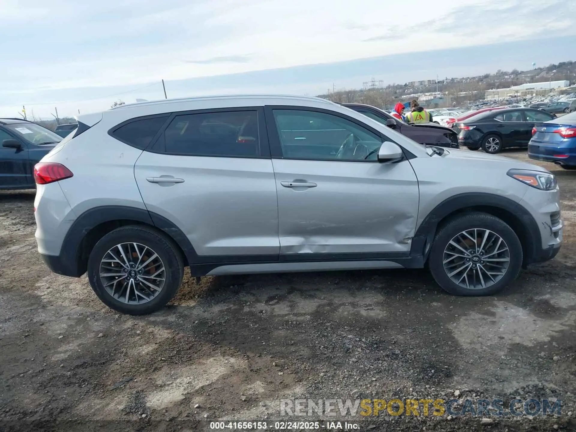 13 fotografías del automóvil dañado KM8J3CAL8MU394038 HYUNDAI TUCSON 2021