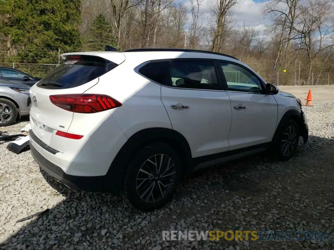 3 fotografías del automóvil dañado KM8J3CAL9MU316612 HYUNDAI TUCSON 2021