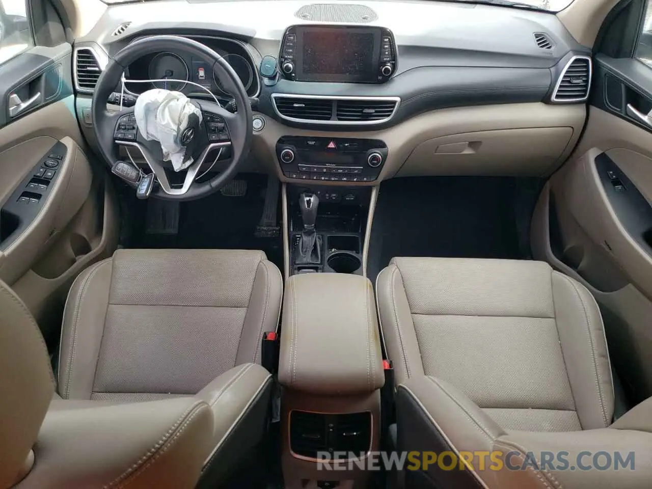 8 fotografías del automóvil dañado KM8J3CAL9MU316612 HYUNDAI TUCSON 2021