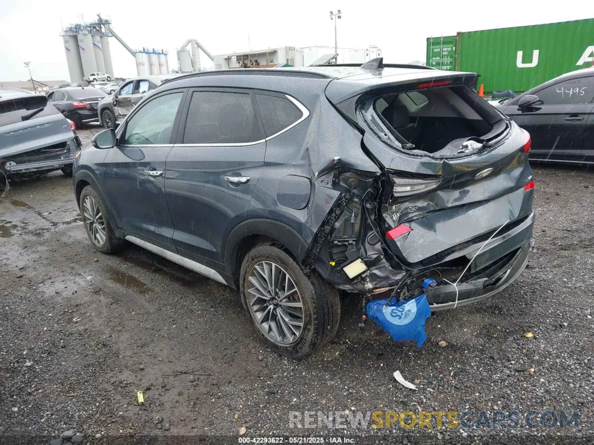 3 fotografías del automóvil dañado KM8J3CAL9MU380388 HYUNDAI TUCSON 2021