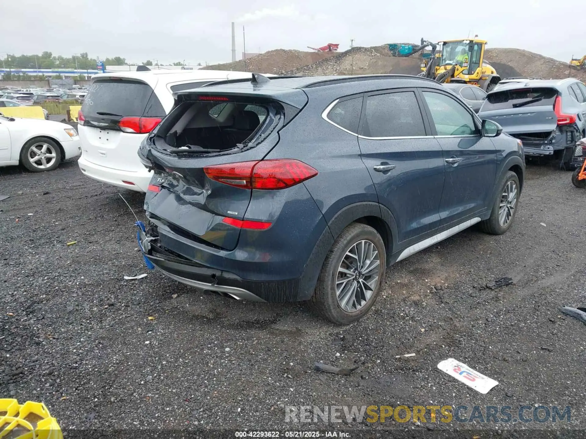4 fotografías del automóvil dañado KM8J3CAL9MU380388 HYUNDAI TUCSON 2021