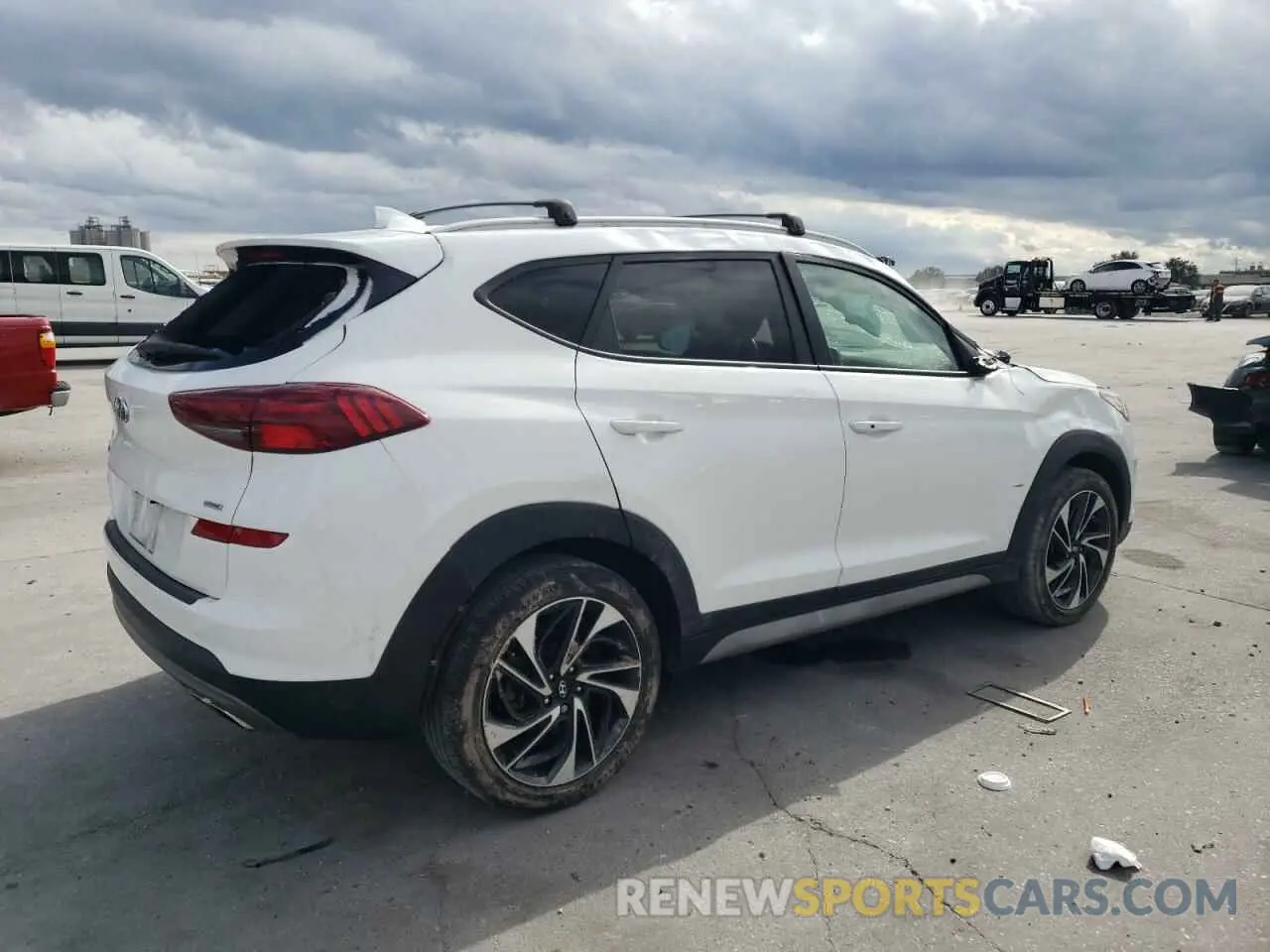 3 fotografías del automóvil dañado KM8J3CALXMU291624 HYUNDAI TUCSON 2021