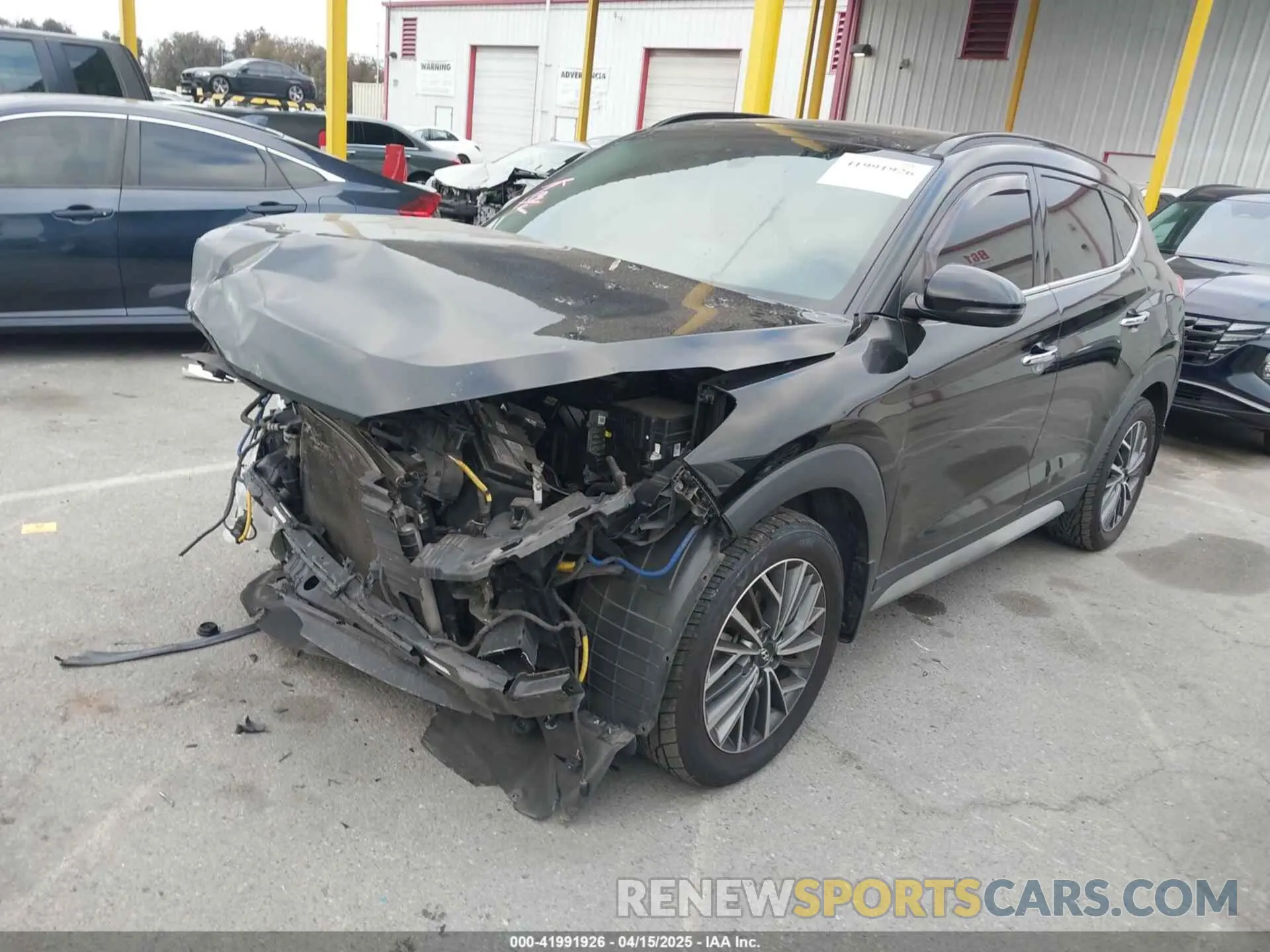 2 fotografías del automóvil dañado KM8J3CALXMU294927 HYUNDAI TUCSON 2021