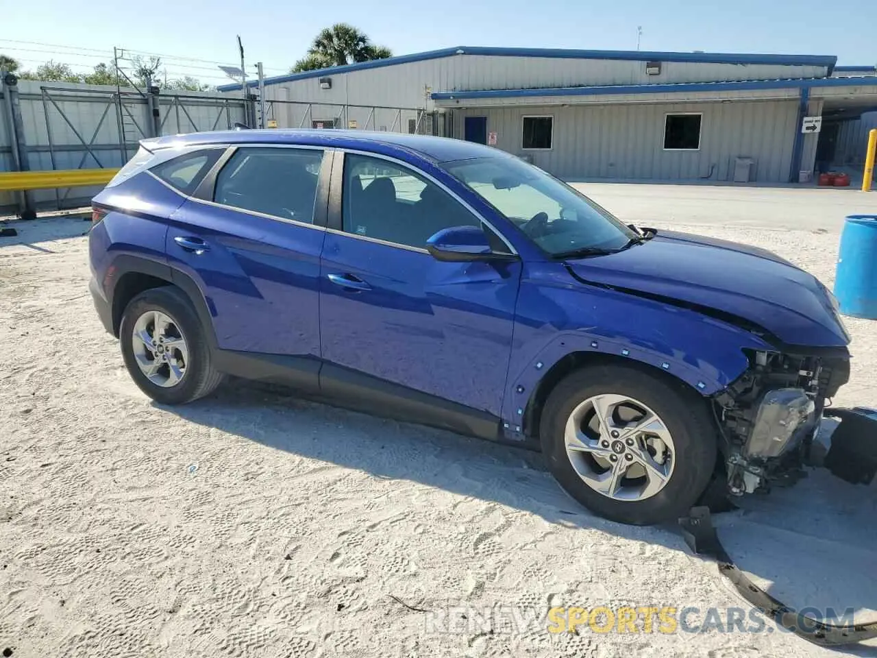 4 fotografías del automóvil dañado 5NMJA3AE1NH005308 HYUNDAI TUCSON 2022