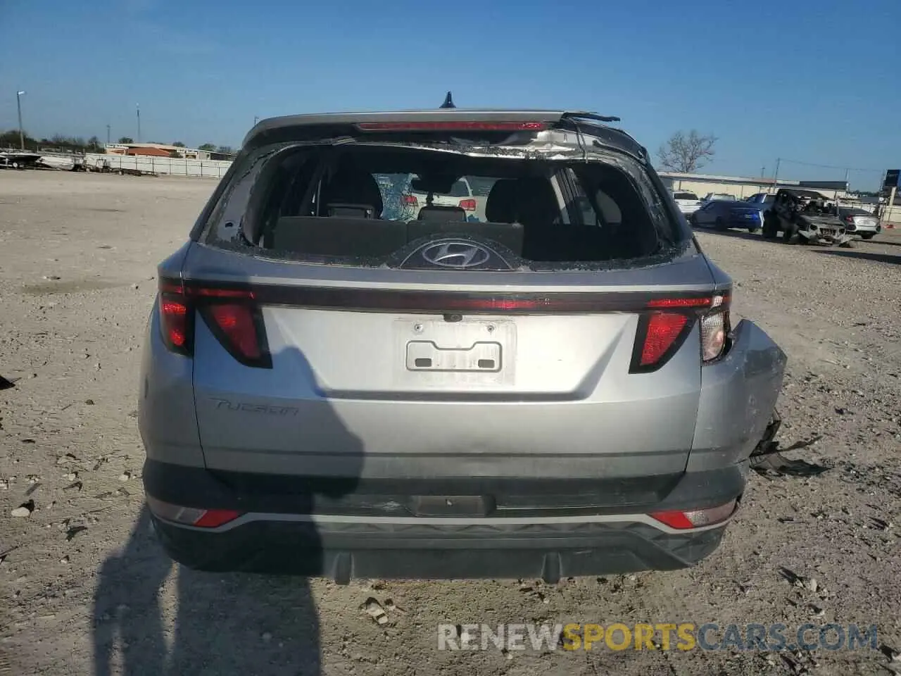 6 fotografías del automóvil dañado 5NMJA3AE6NH026428 HYUNDAI TUCSON 2022