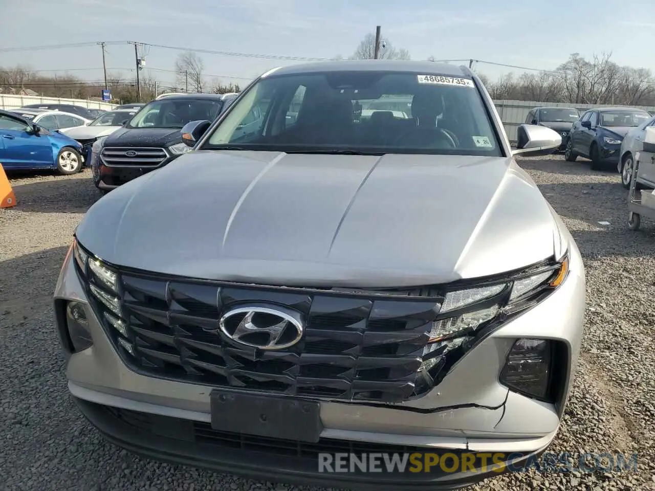 5 fotografías del automóvil dañado 5NMJA3AE7NH002705 HYUNDAI TUCSON 2022