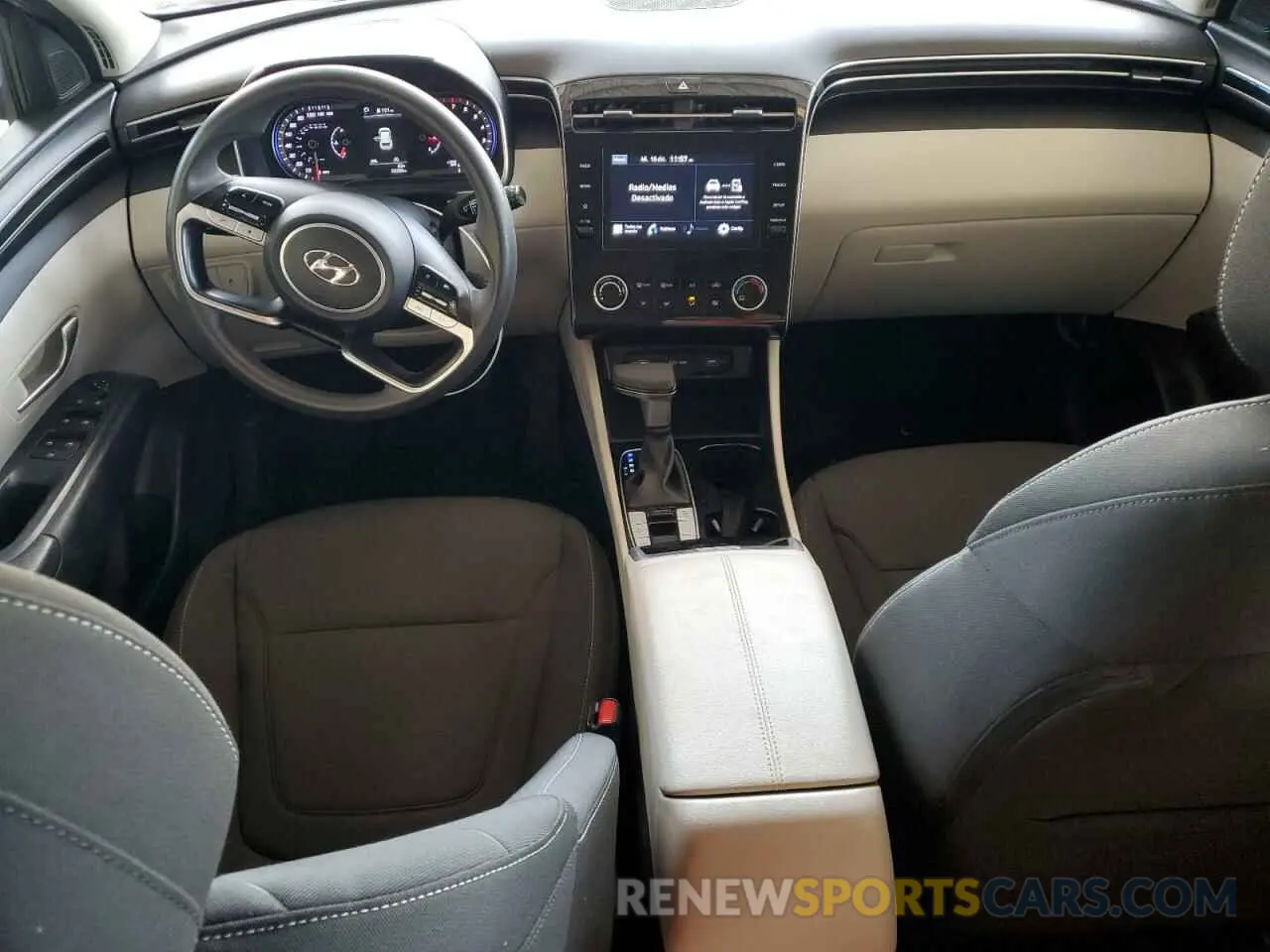 8 fotografías del automóvil dañado 5NMJA3AE7NH007774 HYUNDAI TUCSON 2022