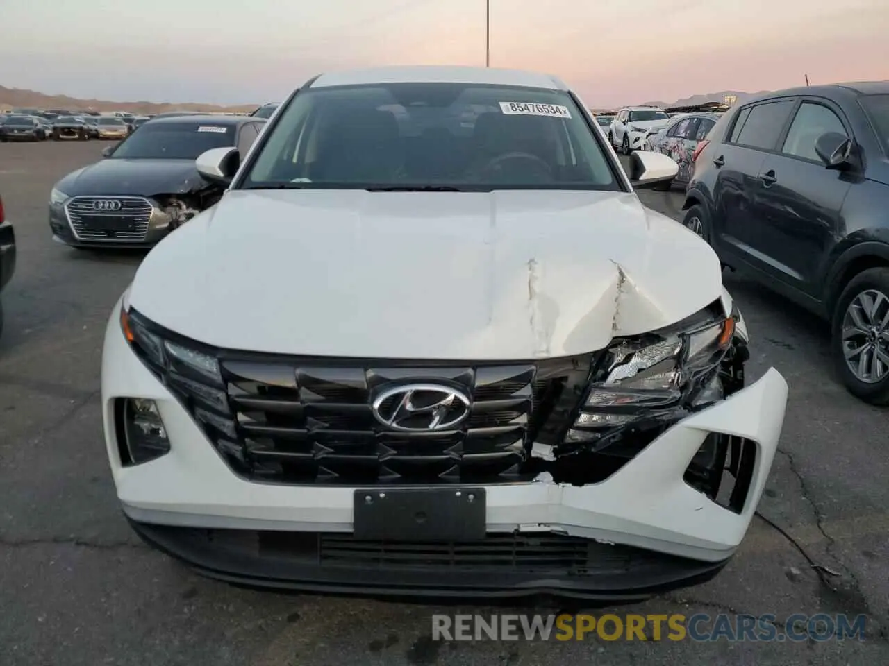 5 fotografías del automóvil dañado 5NMJA3AE8NH010067 HYUNDAI TUCSON 2022