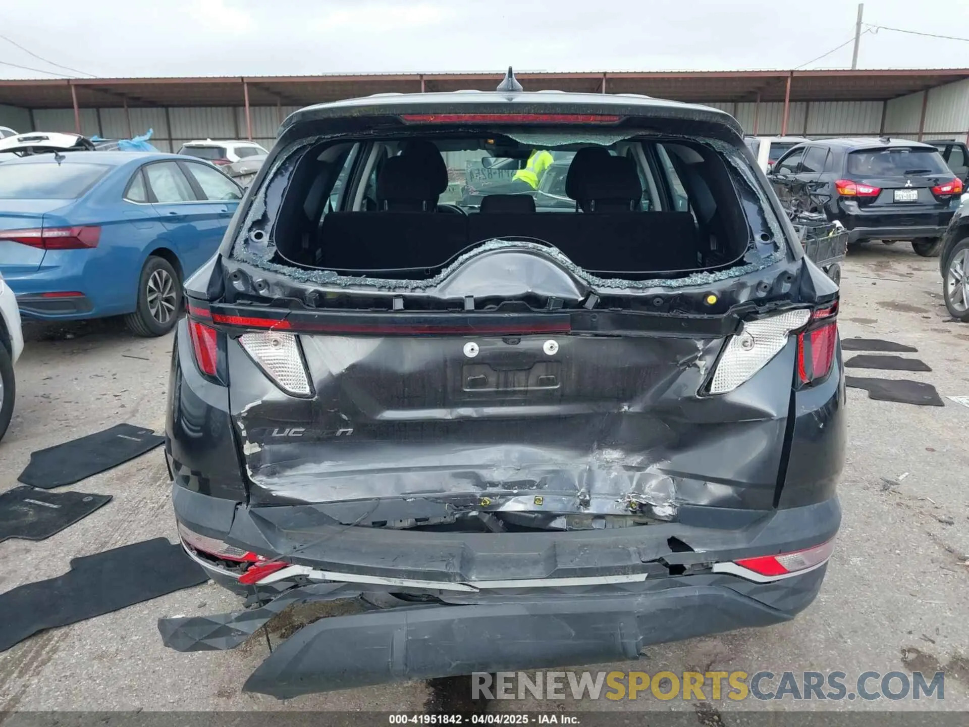 15 fotografías del automóvil dañado 5NMJA3AE9NH023183 HYUNDAI TUCSON 2022