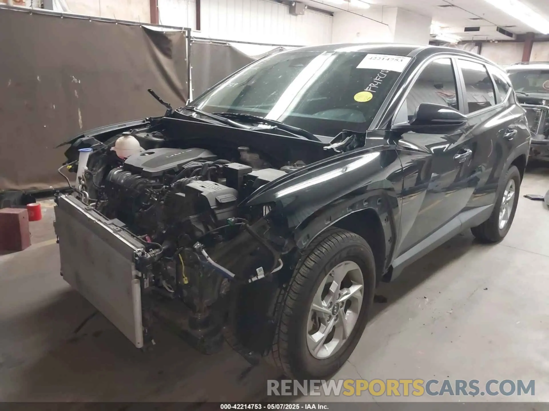 2 fotografías del automóvil dañado 5NMJACAE4NH068466 HYUNDAI TUCSON 2022