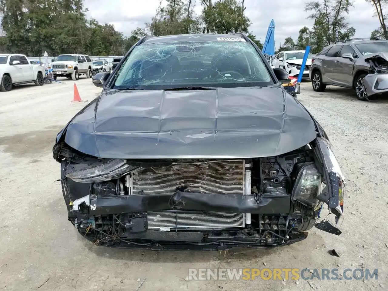 5 fotografías del automóvil dañado 5NMJB3AE0NH055131 HYUNDAI TUCSON 2022