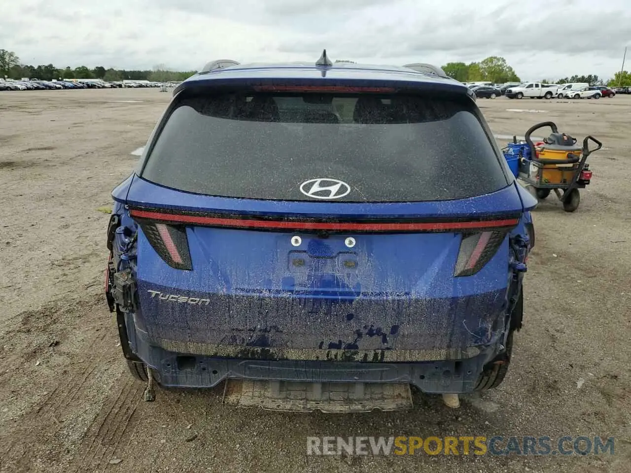 6 fotografías del automóvil dañado 5NMJB3AE0NH144570 HYUNDAI TUCSON 2022