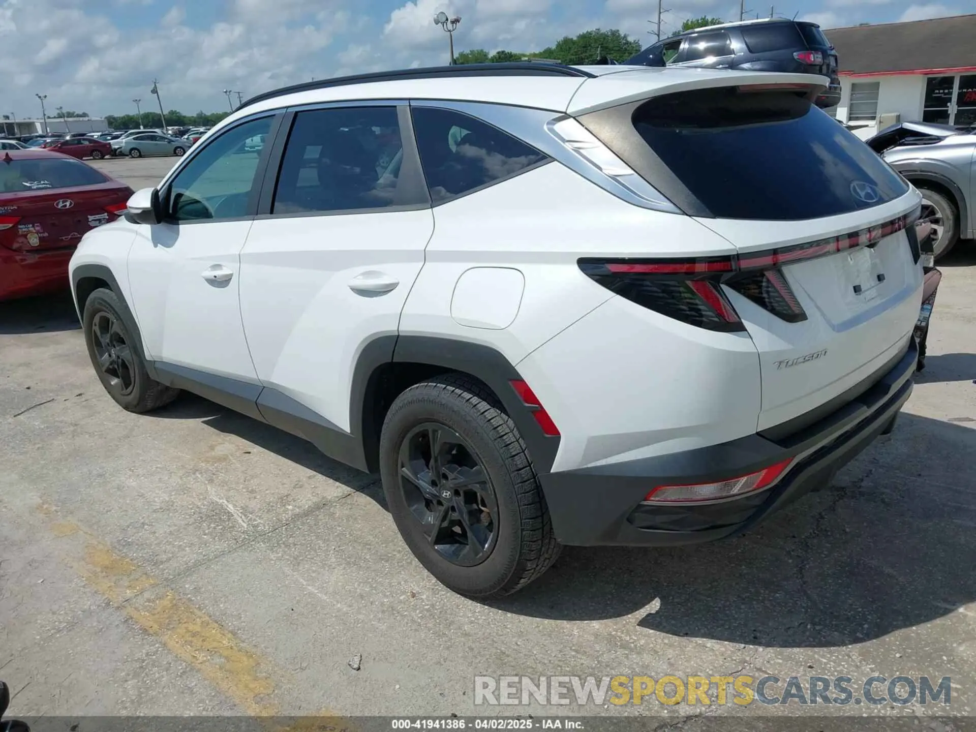 3 fotografías del automóvil dañado 5NMJB3AE1NH027676 HYUNDAI TUCSON 2022