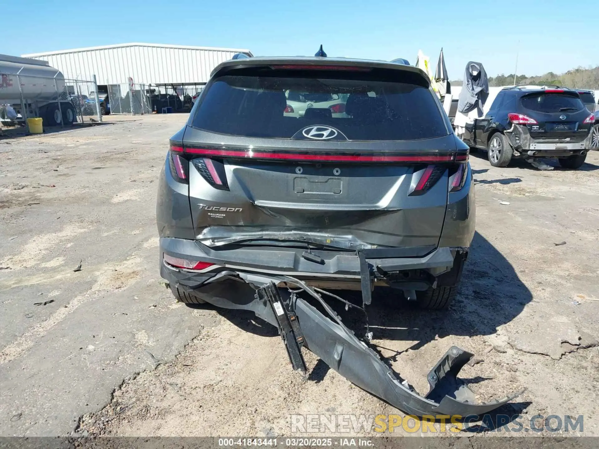 6 fotografías del automóvil dañado 5NMJB3AE1NH089725 HYUNDAI TUCSON 2022