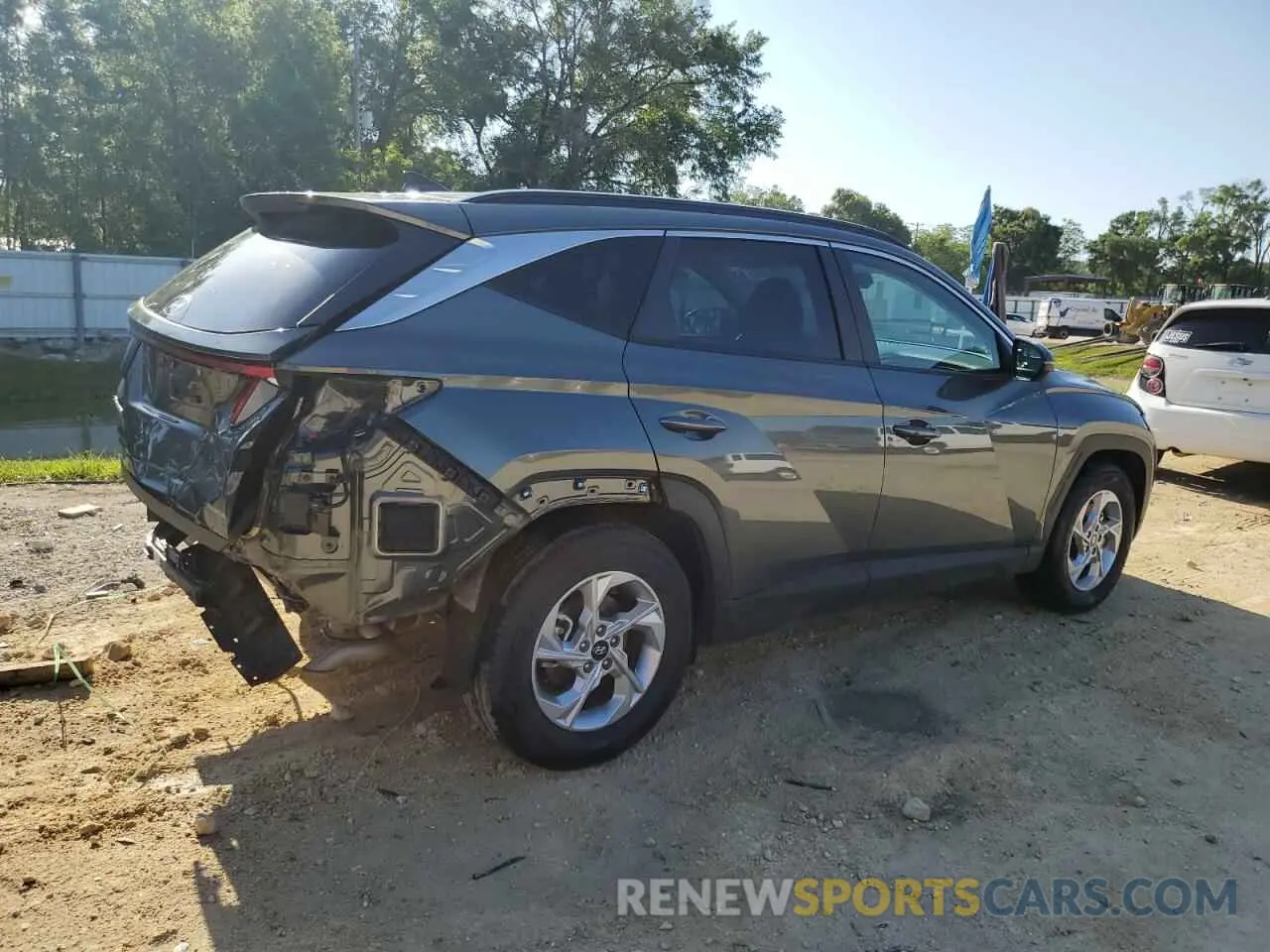 3 fotografías del automóvil dañado 5NMJB3AE1NH121735 HYUNDAI TUCSON 2022