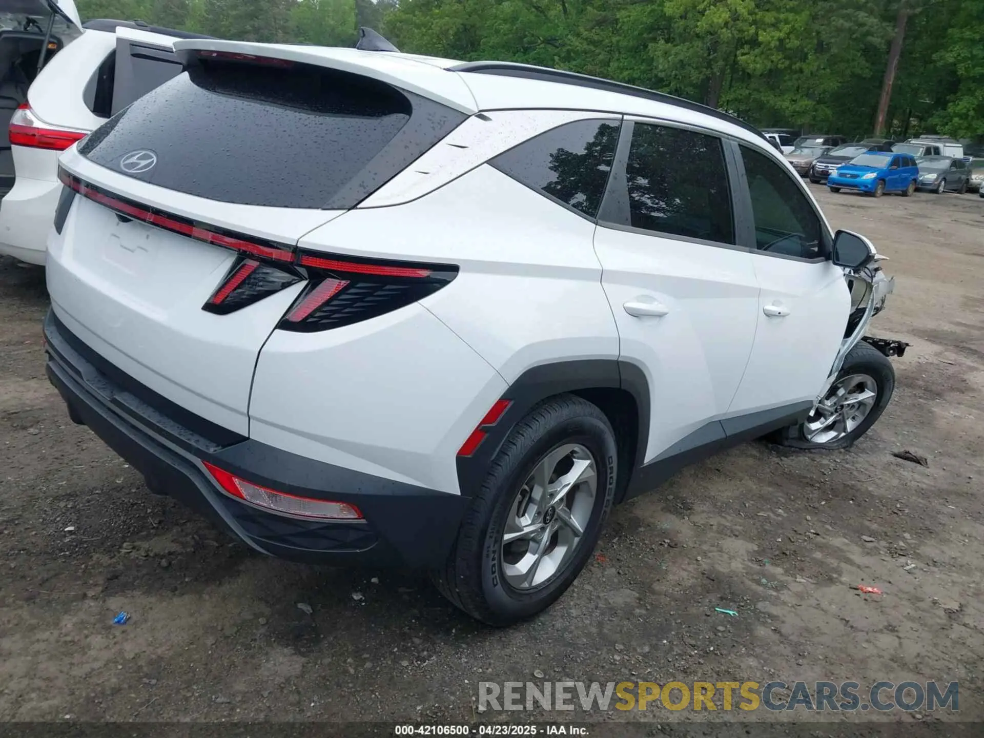 4 fotografías del automóvil dañado 5NMJB3AE2NH013267 HYUNDAI TUCSON 2022