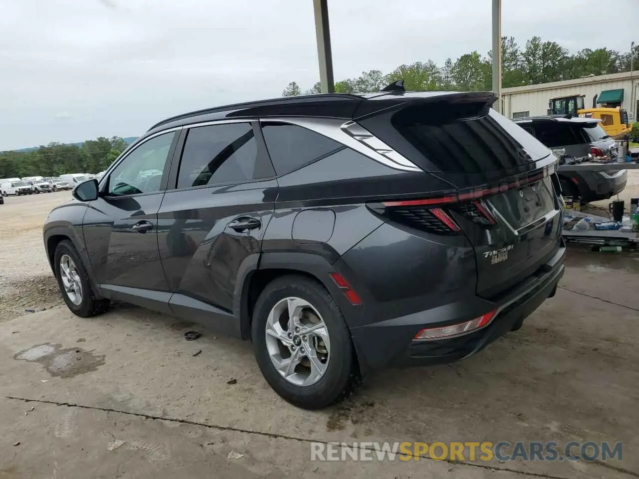 2 fotografías del automóvil dañado 5NMJB3AE3NH042857 HYUNDAI TUCSON 2022