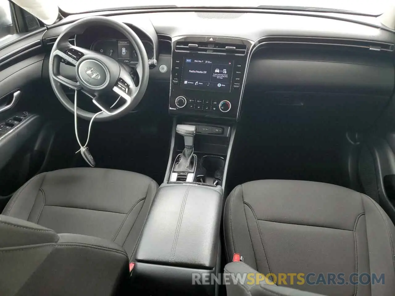 8 fotografías del automóvil dañado 5NMJB3AE3NH042857 HYUNDAI TUCSON 2022