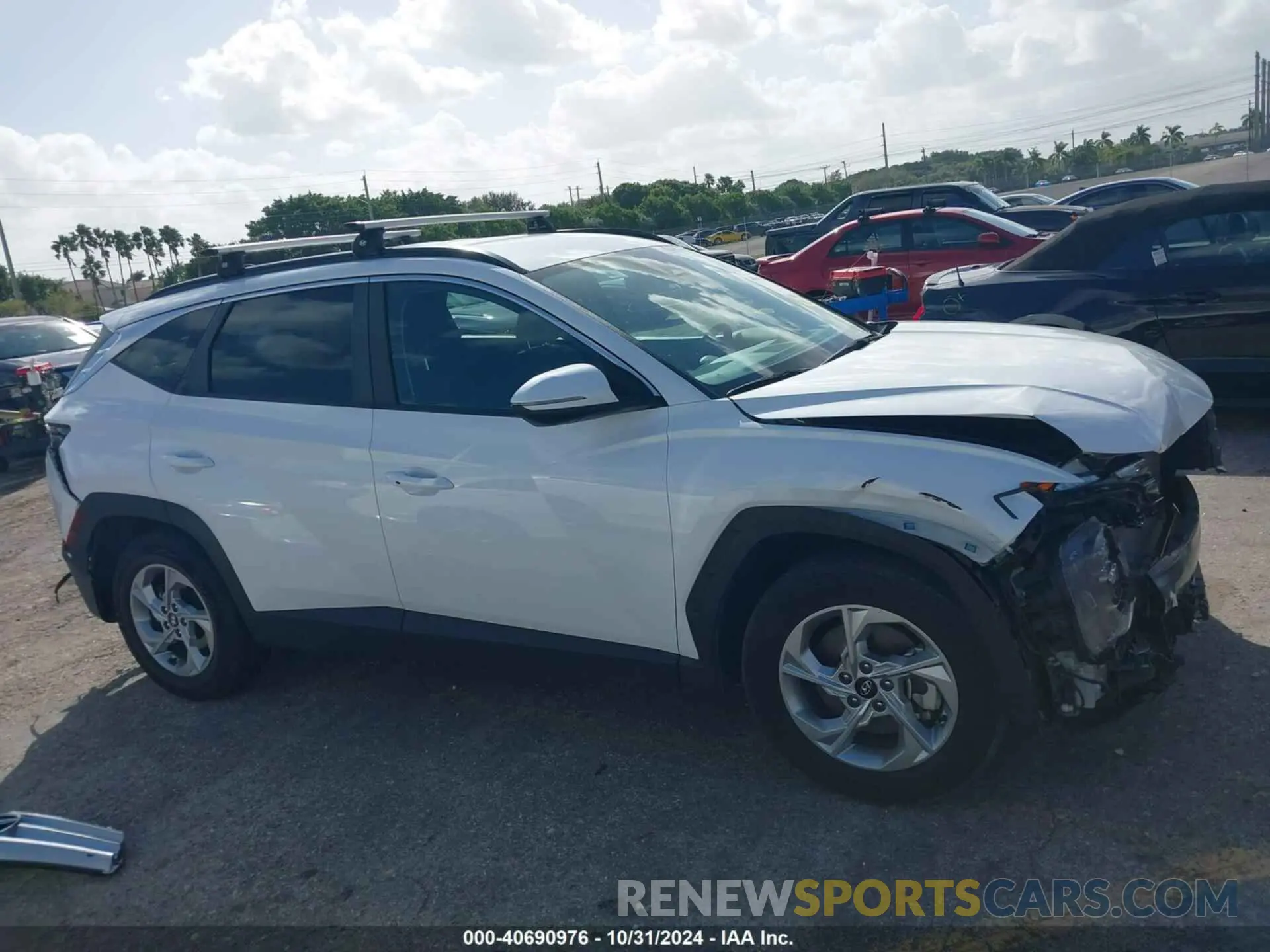 14 fotografías del automóvil dañado 5NMJB3AE3NH110641 HYUNDAI TUCSON 2022
