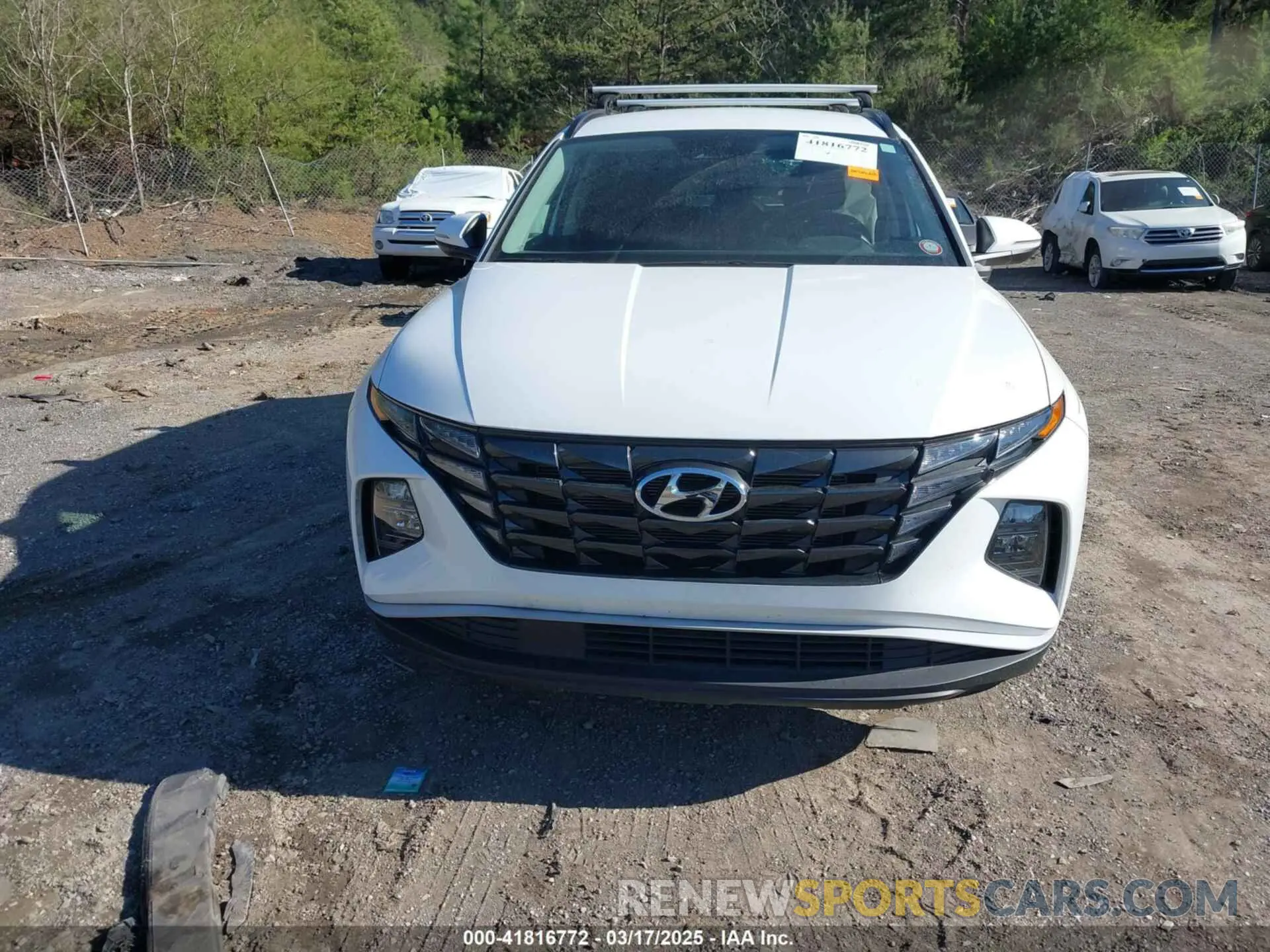 11 fotografías del automóvil dañado 5NMJB3AE4NH057254 HYUNDAI TUCSON 2022