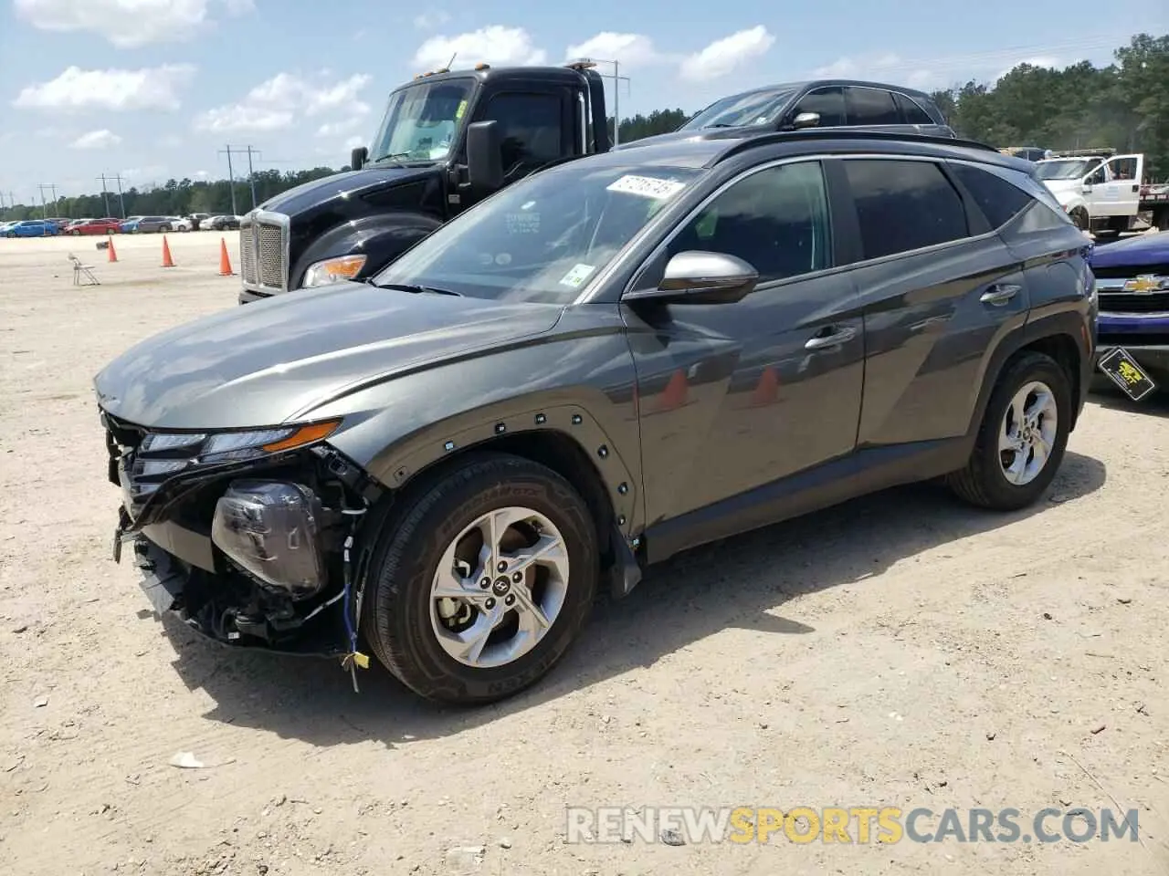 1 fotografías del automóvil dañado 5NMJB3AE4NH094644 HYUNDAI TUCSON 2022