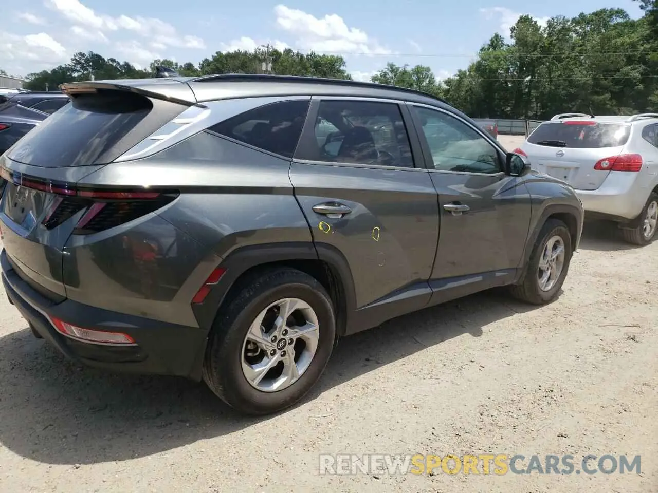 3 fotografías del automóvil dañado 5NMJB3AE4NH094644 HYUNDAI TUCSON 2022