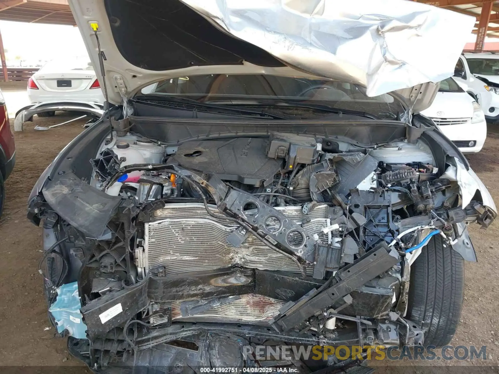 10 fotografías del automóvil dañado 5NMJB3AE4NH154440 HYUNDAI TUCSON 2022