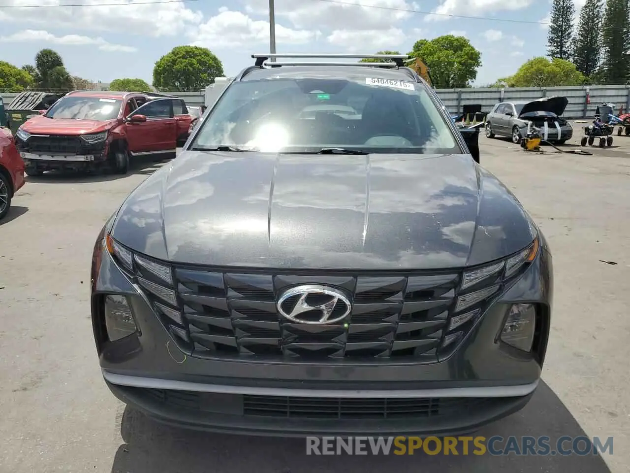 5 fotografías del automóvil dañado 5NMJB3AE6NH038107 HYUNDAI TUCSON 2022
